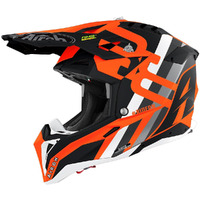 AIROH Helmet Aviator 3 Rainbow Orange Matt