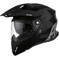 AIROH Helmet Commander Carbon Red Gloss