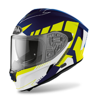 AIROH Helmet Spark Rise Blue/Yellow Matt