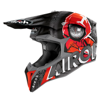 AIROH Helmet Wraap Alien Red Matt