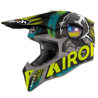 AIROH Helmet Wraap Alien Yellow Matt