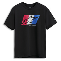 Alpinestars Global SS CSF Tee Black Red White Blue 