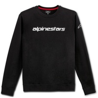 Alpinestars Linear Crew Fleece Black White 