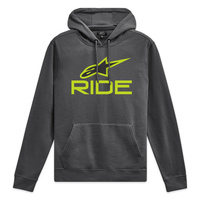 Alpinestars Ride 4.0 Hoodie Charcoal Lime Black 