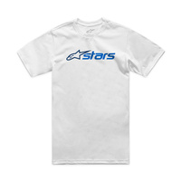 Alpinestars Blaze 2.0 CSF Tee White Navy Blue 
