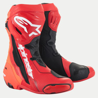 Alpinestars Boots Supertech R V2 Red Fluro Red 