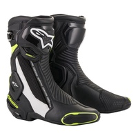 Alpinestars Boots SMX Plus V2 Black White Fluro Yellow 