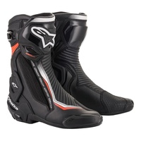Alpinestars Boots SMX Plus V2 Black White Red/Fluro 