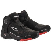 Alpinestars Shoes CRX Drystar Riding Black Camo Red 