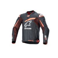 Alpinestars Jacket GP Plus R V4 Rideknit Leather Black Fluro Red White 