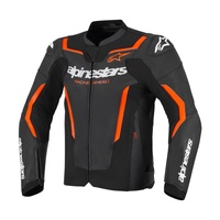 Alpinestars Jacket GP Force V2 Leather Airflow Black Fluro Red 
