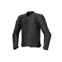 Alpinestars Jacket Dusk Airflow Leather Black Black 