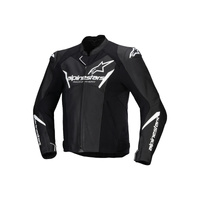 Alpinestars Jacket FASTer V3 Air Leather Black White 