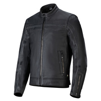 Alpinestars Jacket Dyno Leather Black Black 