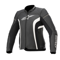 Alpinestars Jacket Womens Kira V2 Leather Black White 