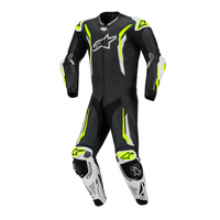 Alpinestars 1 Piece Suit GP Tech V5 Leather Black White Yellow Fluro 