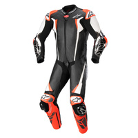 Alpinestars 1 Piece Suit Racing Absolute V2 Black White Red Fluro 