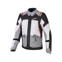 Alpinestars Jacket Womens Andes V4 Drystar Dark Grey/Ice Grey/Black Coral Fluro 