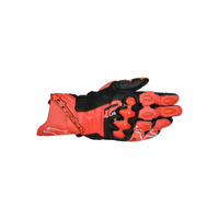 Alpinestars Gloves GP Plus R V3 Leather Bright Red Red/Fluro Black 
