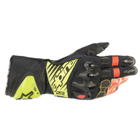 Alpinestars Gloves GP Tech V2 Black Fluro Yellow Fluro Red 