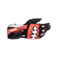 Alpinestars Gloves GP Pro R4 Black Fluro Red White 