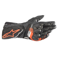 Alpinestars Gloves SP8 V3 Leather Black Fluro Red 