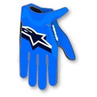 Alpinestars Gloves Supertech MX Ucla Blue Deep Blue White 