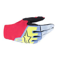 Alpinestars Gloves Techstar Lightblue Red Berry Black 