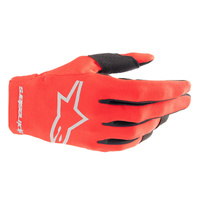 Alpinestars Gloves Radar Mars Red Silver 