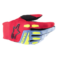 Alpinestars Gloves Full Bore Lightblue Red Berry Black 
