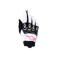 Alpinestars Gloves Womens Full Bore V2 White Fluro Pink Black 