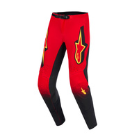 Alpinestars Pants Supertech Scenz Red Black Yellow 