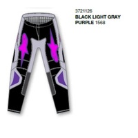 Alpinestars Pants Fluid Grid Black Light Grey Purple 