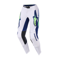 Alpinestars Pants Supertech Vista Light Grey Fluro Yellow Blue 