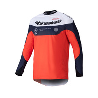 Alpinestars Jersey Pro Dura Navy Hot Orange White 