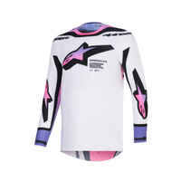 Alpinestars Jersey Supertech Pro Vista White Purple Black 
