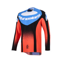Alpinestars Jersey Techstar Knif Orange Black Ucla Blue 
