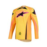 Alpinestars Jersey Techstar Nomur Orange Yellow Pink 