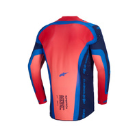 Alpinestars Jersey Supertech Vista Dark Navy Hot Coral Cobalt 