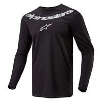 Alpinestars Jersey Fluid Graphite Black Silver 