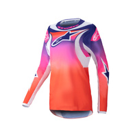 Alpinestars Jersey Womens Fluid Wurx Multi Color White 