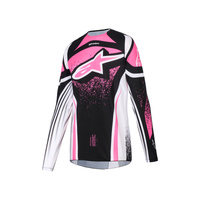 Alpinestars Jersey Womens Techstar Nomur Black White Fuchsia 