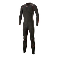 Alpinestars 1 Piece Suit Ride Tech Lite Under Black Red 