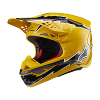 Alpinestars Helmet Supertech SM10 Ampress Black Yellow Gloss 