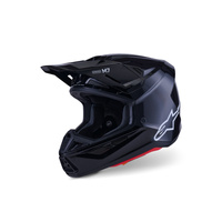 Alpinestars Helmet SM7 Solid Black Glossy 