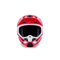 Alpinestars Helmet SM7 Deed Red Black White Glossy 