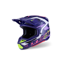 Alpinestars Helmet SM7 Deed Purple Pink Glossy 