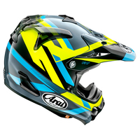 ARAI VX-PRO 4 Machine Blue/Yellow Helmet