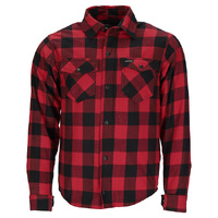 ARGON Hatchet Flanno Jacket Black Red