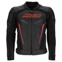 ARGON Descent Perforated Jacket Black Red 